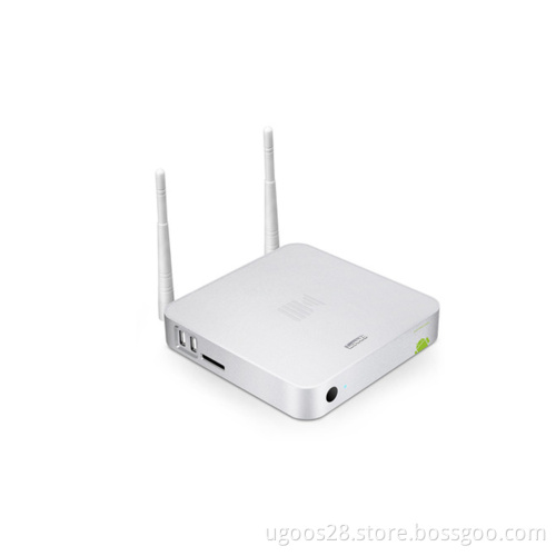 Ugoos Ut1 HDMI Media Player- Quad Core Rk3188 28nm Android4.2.2 Xbmc TV Box with Dual Antenna, Aluminium Housing